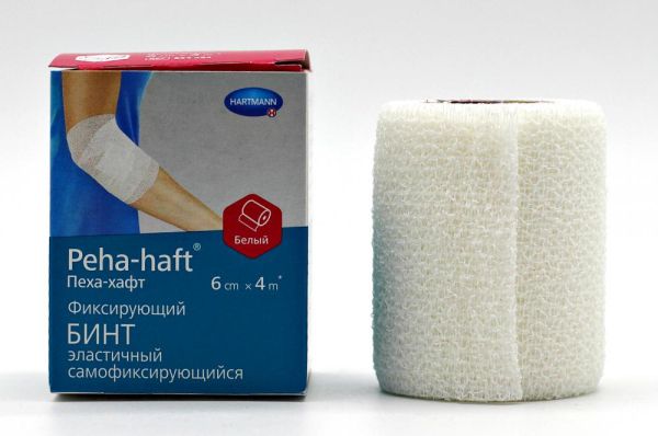Изображение товара Бинт PEHA-HAFT Эластичный, самофиксирующийся 4м*6см, белый Бинт PEHA-HAFT Эластичный, самофиксирующийся 4м*6см, белый фотография